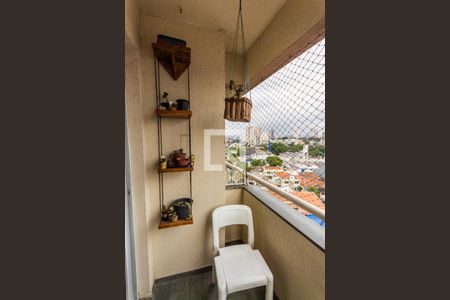 Varanda da Sala de apartamento à venda com 2 quartos, 61m² em Silveira, Santo André