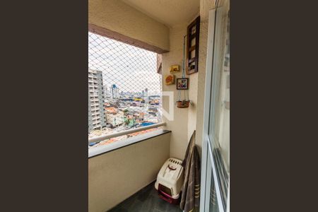 Varanda da Sala de apartamento à venda com 2 quartos, 61m² em Silveira, Santo André