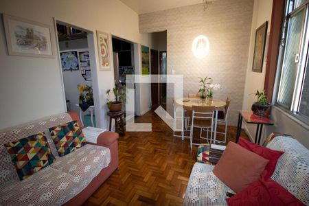 Sala de apartamento à venda com 2 quartos, 66m² em Glória, Rio de Janeiro