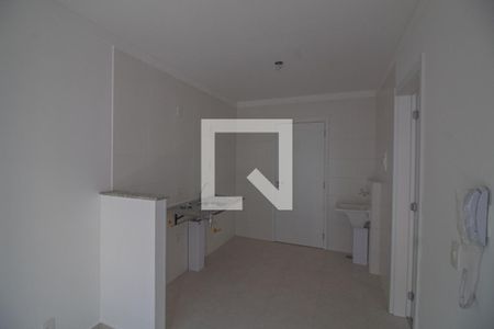 Sala/Cozinha de apartamento à venda com 1 quarto, 30m² em Jardim Caravelas, São Paulo