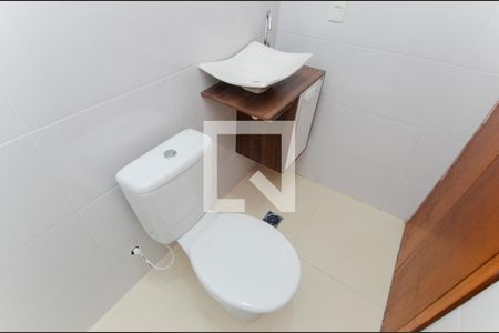 Banheiro de kitnet/studio para alugar com 1 quarto, 35m² em Vila Leda, Guarulhos