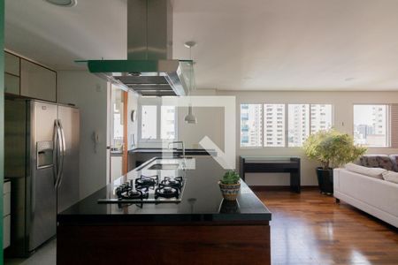 Sala de apartamento para alugar com 2 quartos, 96m² em Indianópolis, São Paulo