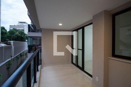 Varanda da Sala de apartamento para alugar com 3 quartos, 92m² em Maracanã, Rio de Janeiro