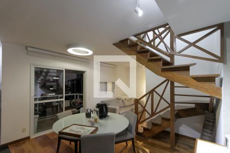 Sala de apartamento para alugar com 2 quartos, 74m² em Santo Amaro, São Paulo