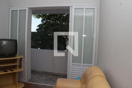 Sala de apartamento para alugar com 1 quarto, 60m² em Centro, São Vicente