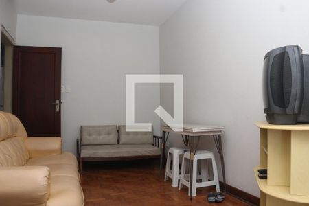 Sala de apartamento para alugar com 1 quarto, 60m² em Centro, São Vicente