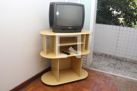 Sala de apartamento para alugar com 1 quarto, 60m² em Centro, São Vicente