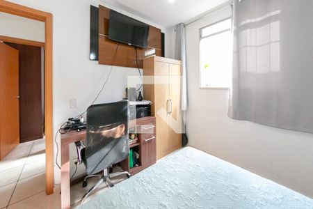 Quarto 1 de apartamento à venda com 2 quartos, 45m² em Califórnia, Contagem