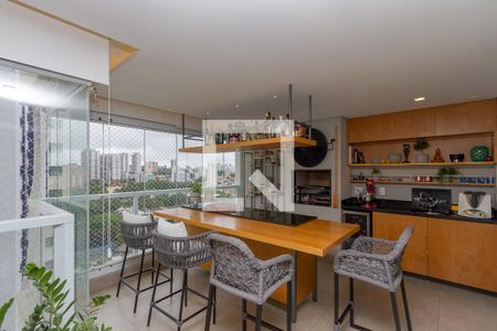 SalaVaranda da Sala de apartamento à venda com 3 quartos, 189m² em Jardim Novo Santo Amaro, São Paulo