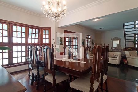 Sala de jantar de casa de condomínio à venda com 4 quartos, 400m² em Alphaville, Santana de Parnaíba