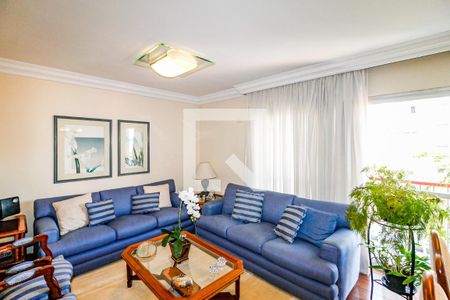 Sala de apartamento à venda com 4 quartos, 132m² em Campo Belo, São Paulo