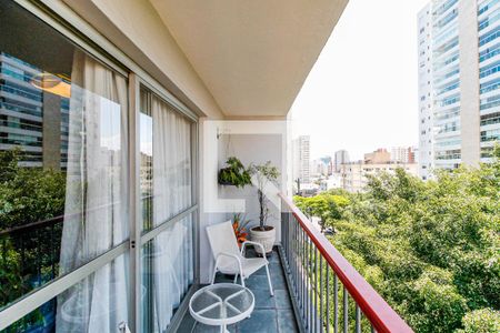 Varanda de apartamento à venda com 4 quartos, 132m² em Campo Belo, São Paulo
