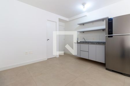 Cozinha de kitnet/studio para alugar com 1 quarto, 24m² em Consolação, São Paulo