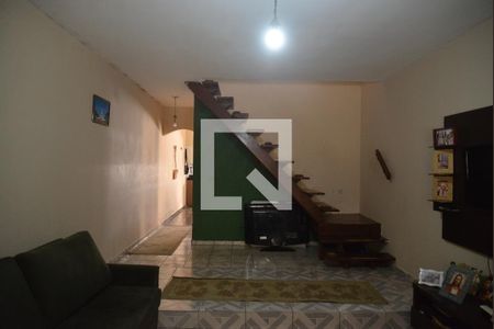 Sala de casa à venda com 3 quartos, 129m² em Vila Tibiriçá, Santo André