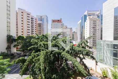 Vista  de kitnet/studio para alugar com 1 quarto, 35m² em Vila Olímpia, São Paulo