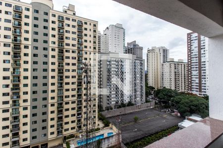 Vista da Varanda de apartamento à venda com 1 quarto, 78m² em Alphaville Industrial, Barueri