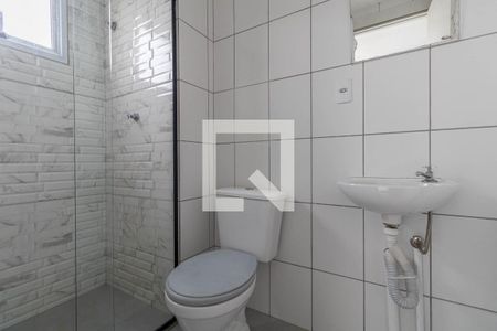 Banheiro de kitnet/studio à venda com 1 quarto, 24m² em Vila Ré, São Paulo