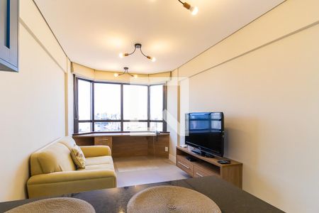 Sala de apartamento para alugar com 1 quarto, 45m² em Centro, Campinas