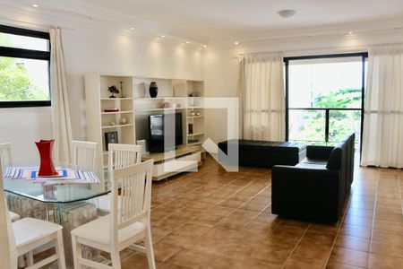 Sala de apartamento para alugar com 4 quartos, 220m² em Barra Funda, Guarujá