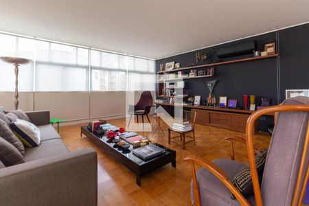 Sala de apartamento para alugar com 3 quartos, 260m² em Consolação, São Paulo