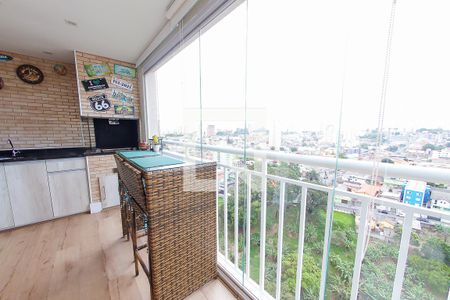 Sacada da Sala de apartamento para alugar com 3 quartos, 115m² em Vila Santo Antonio, Guarulhos