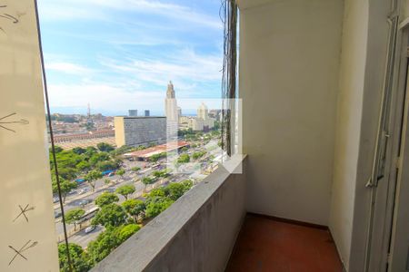 Varanda da Sala de apartamento à venda com 1 quarto, 55m² em Centro, Rio de Janeiro