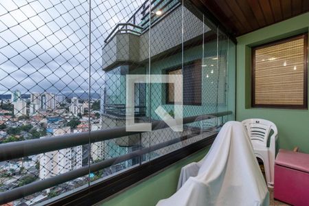 Varanda da Sala de apartamento à venda com 4 quartos, 220m² em Vila Albertina, São Paulo