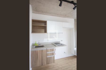 Cozinha de kitnet/studio para alugar com 1 quarto, 35m² em Santo Amaro, São Paulo