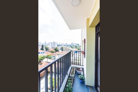 Varanda da Sala de apartamento à venda com 3 quartos, 126m² em Santa Teresinha, Santo André