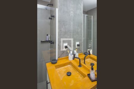 Banheiro da Suíte de kitnet/studio para alugar com 1 quarto, 30m² em Bom Retiro, São Paulo