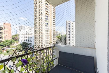 Varanda da Sala de apartamento para alugar com 2 quartos, 66m² em Real Parque, São Paulo