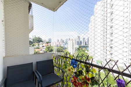 Varanda da Sala de apartamento para alugar com 2 quartos, 66m² em Real Parque, São Paulo