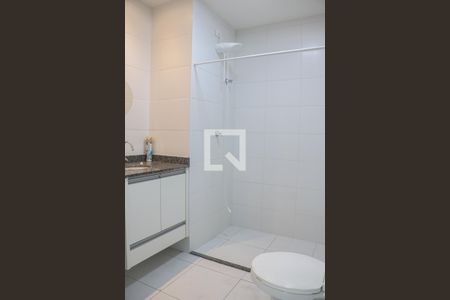 Banheiro de kitnet/studio para alugar com 1 quarto, 42m² em Boa Vista, São Caetano do Sul