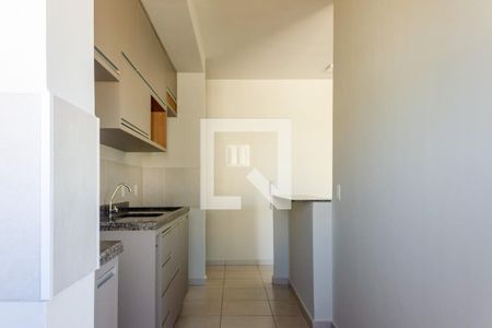 Cozinha de apartamento para alugar com 2 quartos, 51m² em Morumbi, Uberlândia