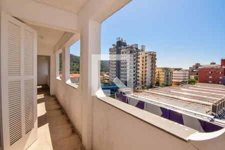 Varanda da Sala de apartamento para alugar com 4 quartos, 190m² em Enseada, Guarujá