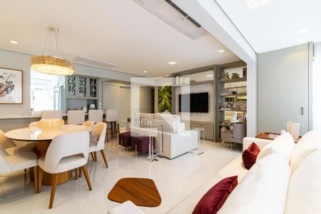 Sala de apartamento à venda com 3 quartos, 126m² em Parque Imperial, São Paulo