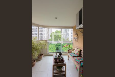 Varanda da Sala de apartamento para alugar com 3 quartos, 99m² em Jacarepaguá, Rio de Janeiro