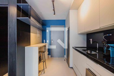 Cozinha de kitnet/studio para alugar com 1 quarto, 30m² em Pinheiros, São Paulo