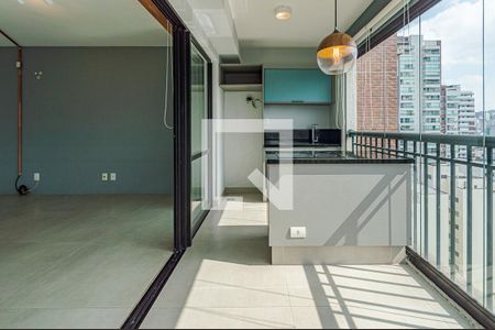 Varanda de kitnet/studio para alugar com 1 quarto, 43m² em Bela Vista, São Paulo