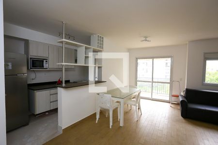 Sala de apartamento para alugar com 1 quarto, 60m² em Morumbi, São Paulo