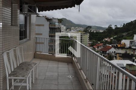Varanda da Sala de apartamento à venda com 3 quartos, 130m² em Freguesia de Jacarepaguá, Rio de Janeiro