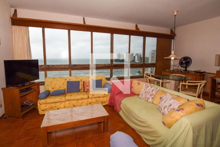 Sala de apartamento para alugar com 3 quartos, 185m² em Vila Alzira, Guarujá