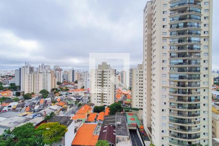 Sacada da Sala 1 de apartamento à venda com 4 quartos, 190m² em Vila Gumercindo, São Paulo