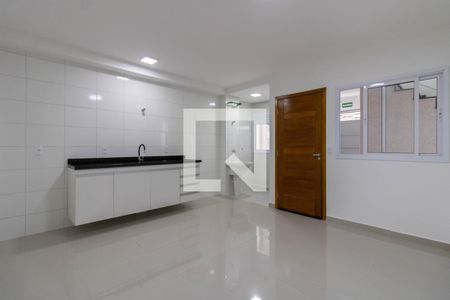 Sala / Cozinha de casa de condomínio para alugar com 2 quartos, 48m² em Parada Inglesa, São Paulo