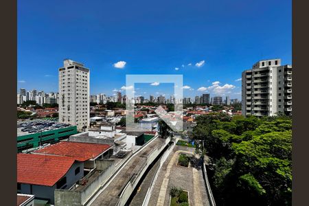 Vista  de apartamento à venda com 2 quartos, 75m² em Campo Belo, São Paulo