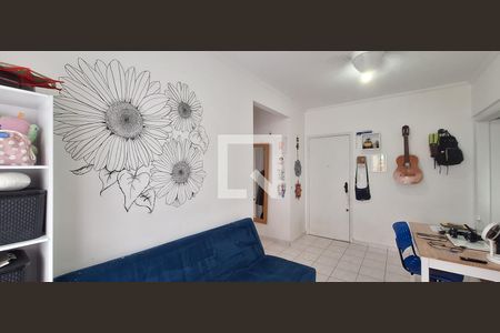 Sala de apartamento para alugar com 1 quarto, 45m² em Tupiry, Praia Grande