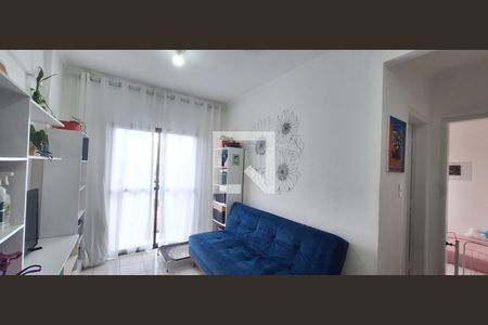 Sala de apartamento para alugar com 1 quarto, 45m² em Tupiry, Praia Grande