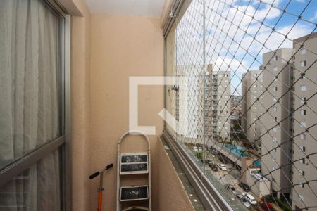 Varanda da Sala de apartamento para alugar com 3 quartos, 70m² em Vila Divina Pastora, São Paulo