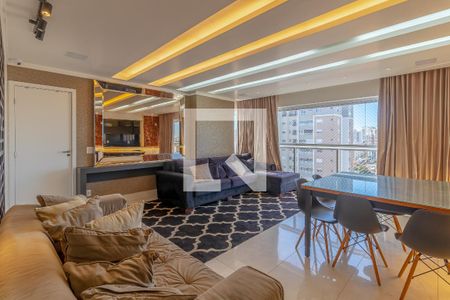 Sala de Estar de apartamento para alugar com 3 quartos, 121m² em Setor Bueno, Goiânia