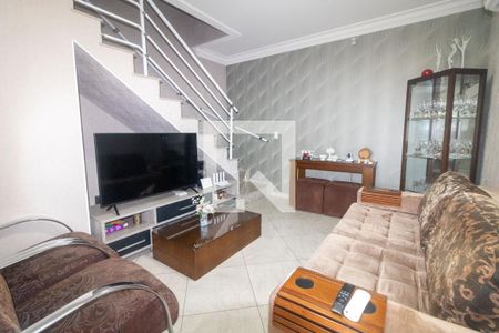 Sala de casa à venda com 3 quartos, 99m² em Vila Camilópolis, Santo André